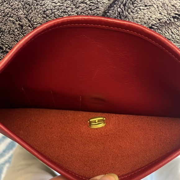 -𝐒𝐎𝐋𝐃-Vintage Red Coach Lexington Briefcase/Attache Case - Picture 13 of 16